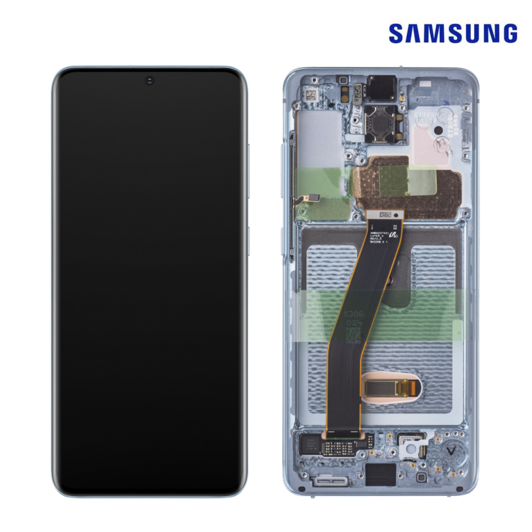 SAMSUNG GALAXY ALPHA BLUE / SM-G850 LCD